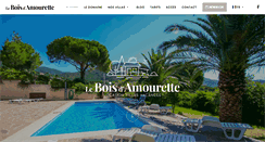 Desktop Screenshot of leboisdamourette.com